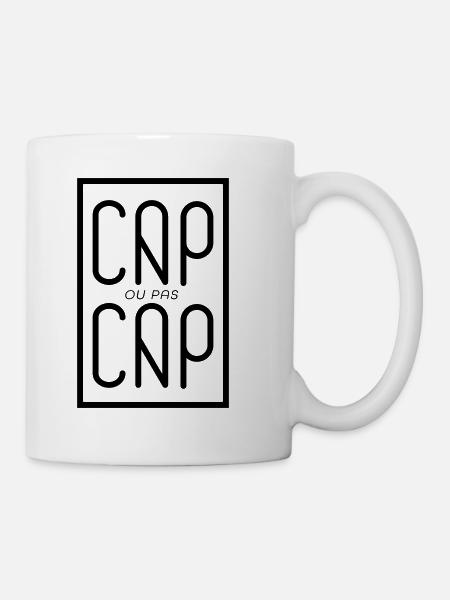 Cap ou pas cap, t-shirt cap ou pas cap - Mug blanc - blanc