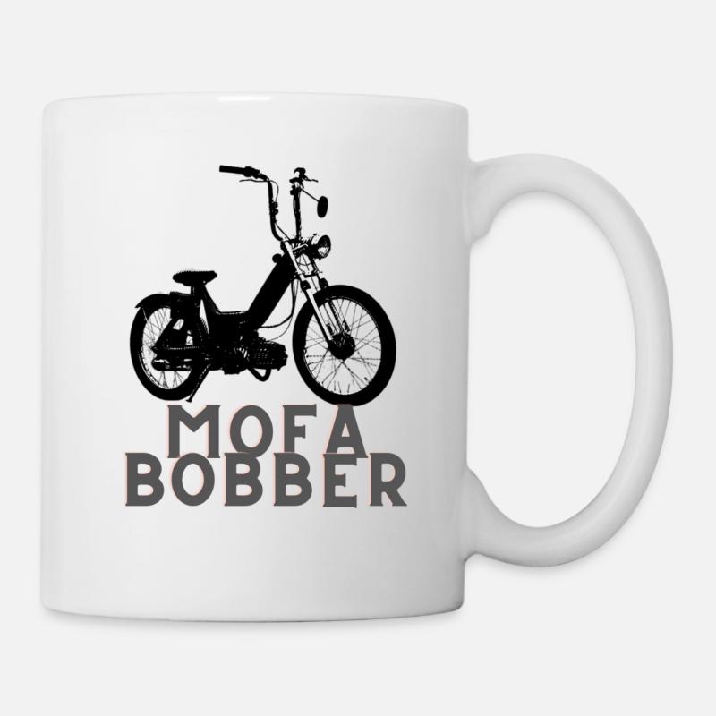 Mofabber / Cyclomoteur / Cyclomoteur - Mug blanc - blanc