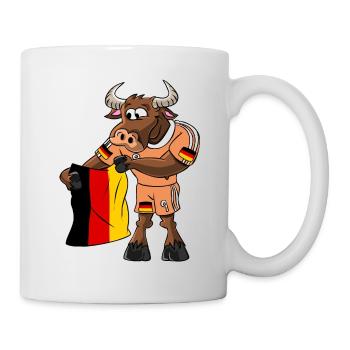 Ventilateur allemand Taureau - Mug blanc - blanc - Droite
