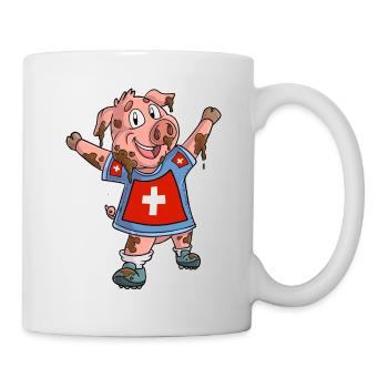 Fan Pig Switzerland - Mug - white - Right