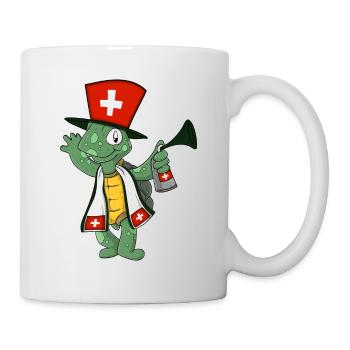 Swiss Fan Turtle - Mug - white - Right
