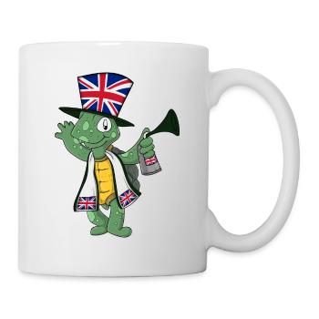 England Fan Turtle - Mug - white - Right