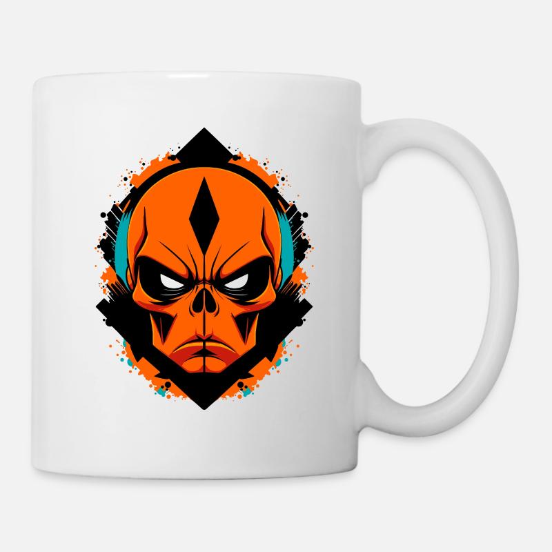 Crâne extraterrestre - Mug blanc - blanc