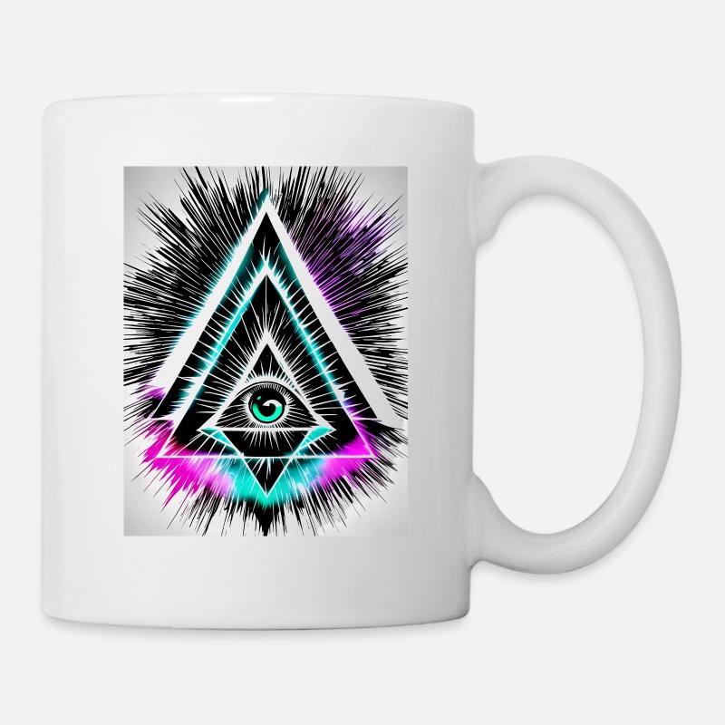Das allsehende Auge - Tasse - Weiß