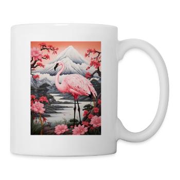 Flamingo (no3) - Japanese - Mug blanc - blanc - Droite