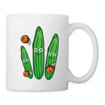 Cucumbers, Basketball, Basketball, Trio - Mug - white - Right