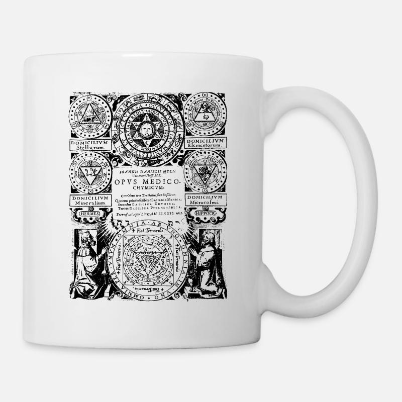 Symboles alchimiques anciens - Mug blanc - blanc