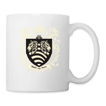 Tiger Wappen - Tasse - Weiß - Rechts