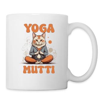 Yoga Mutti - Tasse - Weiß - Rechts