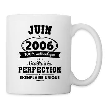 18th Anniversary - June 2006 Perfection - Mug - white - Right