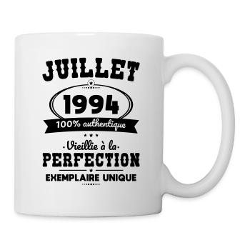 Anniversaire 30 ans - Juillet 1994 Perfection - Mug blanc - blanc - Droite