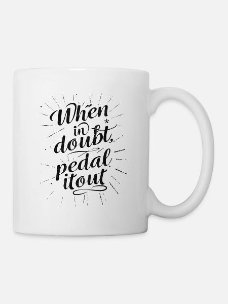 Typographic Design for Cycling Enthusiasts - Mug - white