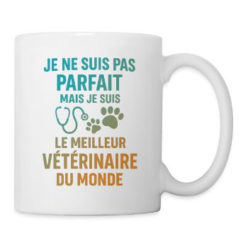 Le meilleur vétérinaire du monde - Mug blanc - blanc - Droite