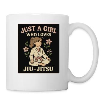 Fille BJJ #2 - Mug blanc - blanc - Droite
