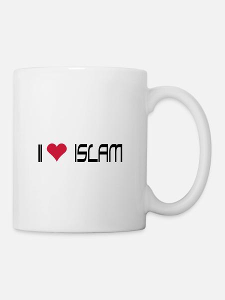 I LOVE ISLAM - Mug - white