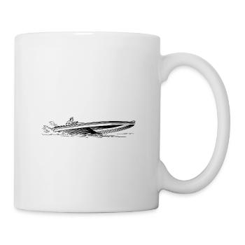 dragster racer automotive car racing car5 - Mug - white - Right