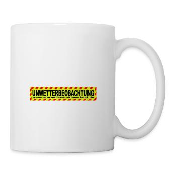 Unwetterbeobachtung - Tasse - Weiß - Rechts