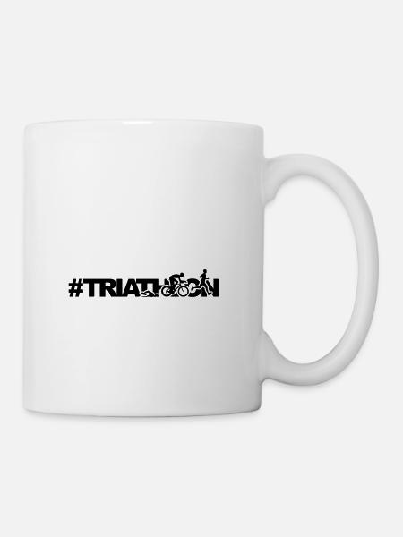#TRIATHLON man - Tasse - Weiß