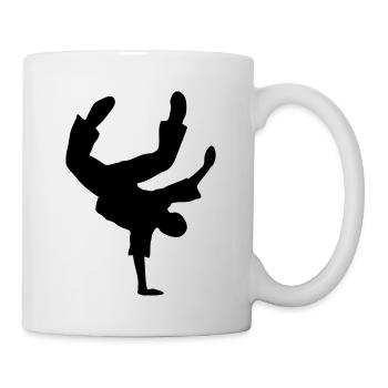 Bboy Breakdance Breakdancer Breaker Breakdancer - Tasse - Weiß - Rechts