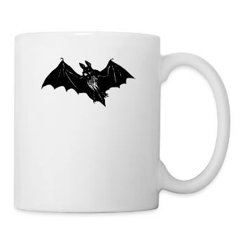 Fledermaus - Tasse - Weiß - Rechts