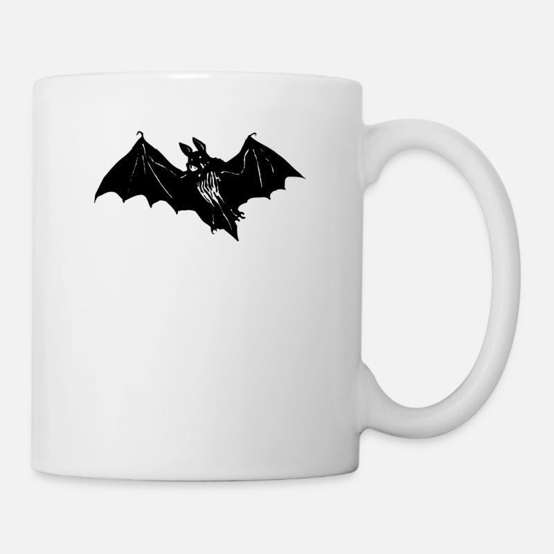Fledermaus - Tasse - Weiß