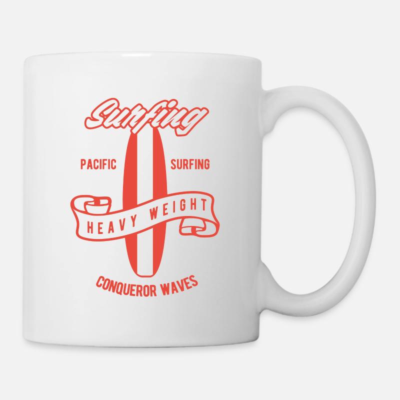 Surfen - Tasse - Weiß