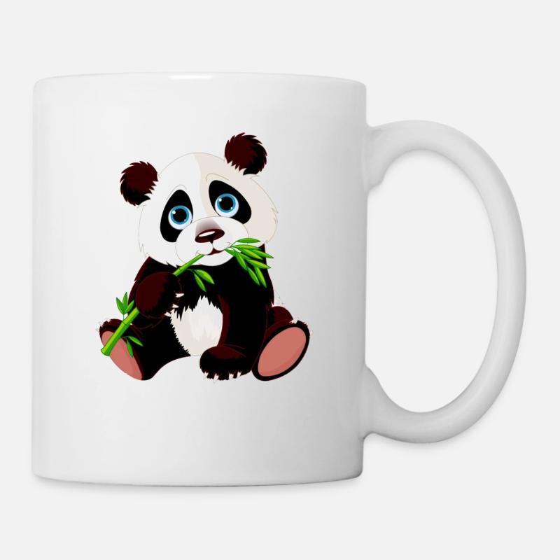 panda - Mug blanc - blanc