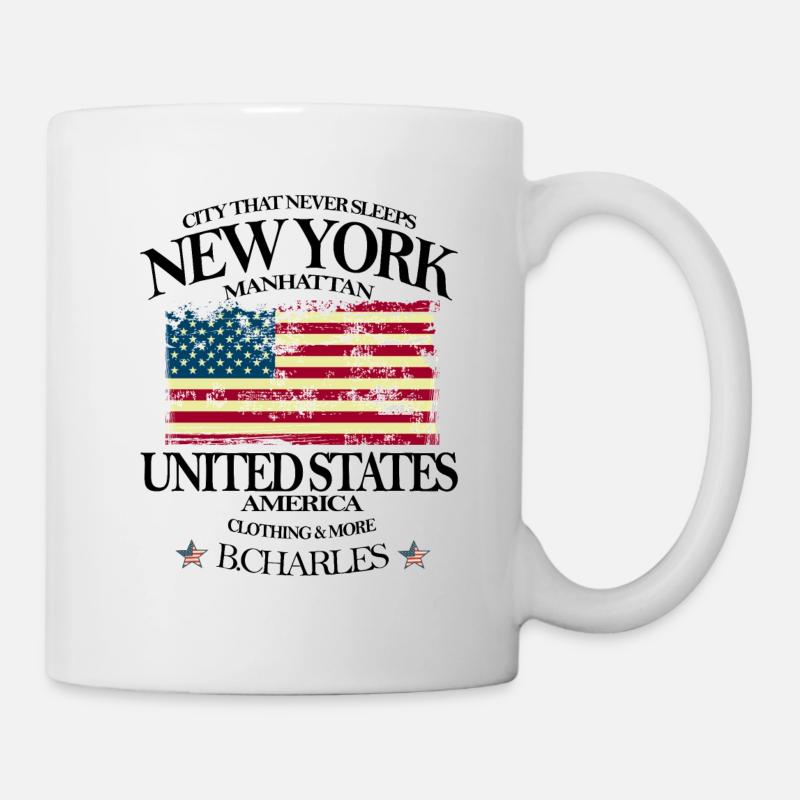 New York ,Manhattan,New York City,Geschenk,cool - Tasse - Weiß
