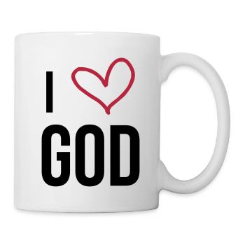 Christlich / Christ / Katholisch / Religion - Tasse - Weiß - Rechts