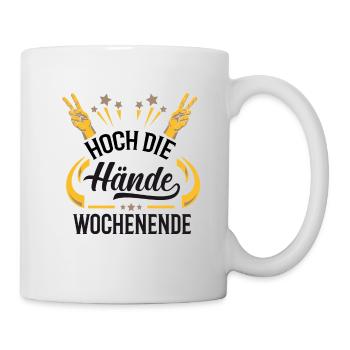 High hands. Weekend gift idea - Mug - white - Right