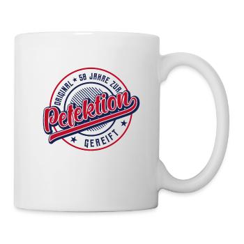 50. Geburtstag Geschenk zum 50. Geburtstag - Tasse - Weiß - Rechts