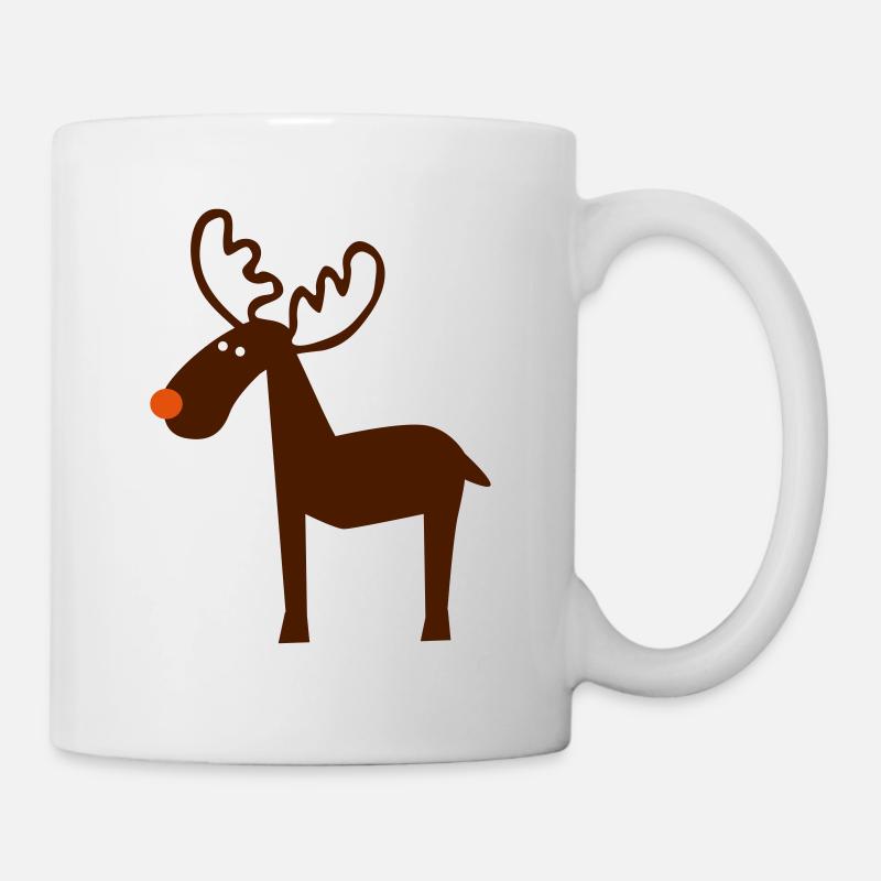 Elch - Tasse - Weiß