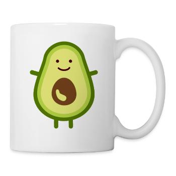 Avocado - Tasse - Weiß - Rechts
