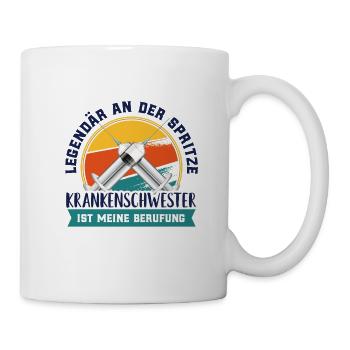 Krankenschwester - Tasse - Weiß - Rechts