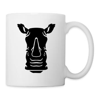 Nashorn - Tasse - Weiß - Rechts