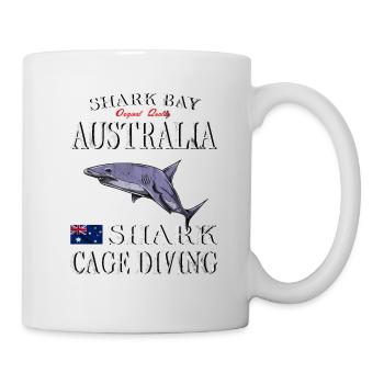Australia - Australia, shark diving - Mug - white - Right