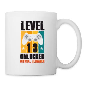 13. Geburtstag - Tasse - Weiß - Rechts