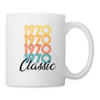 50th birthday 1970 Classic - Mug - white - Right