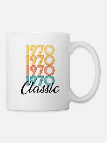 50th birthday 1970 Classic - Mug - white