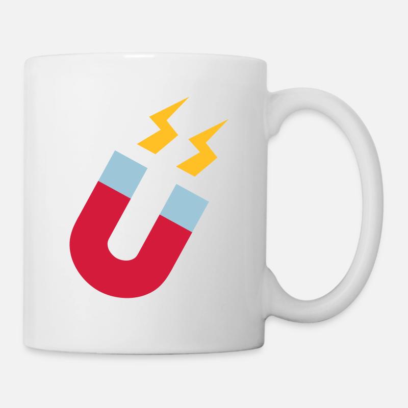 Magnet - Tasse - Weiß