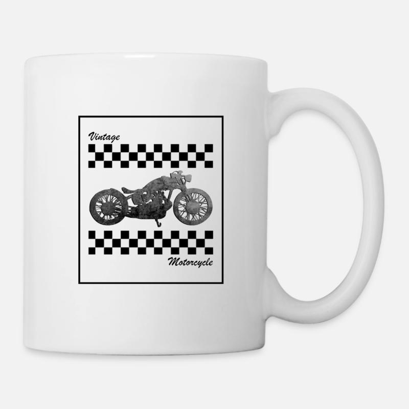 Vintage motorcycle - Mug - white