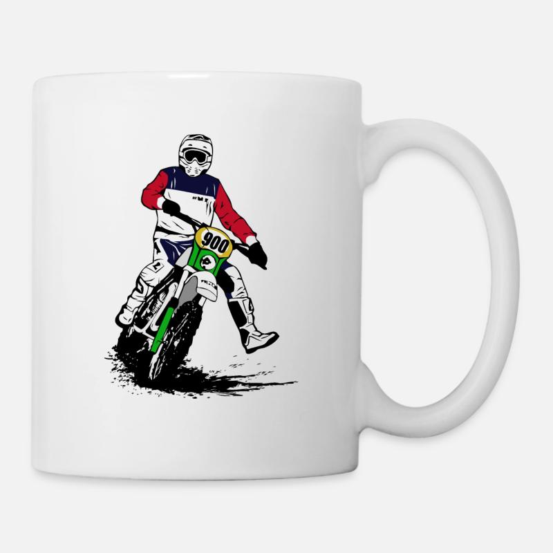 Enduro - Tasse - Weiß