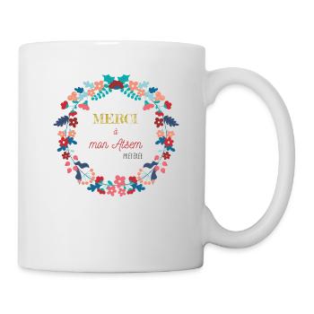 Merci à mon Atsem préférée - Mug blanc - blanc - Droite
