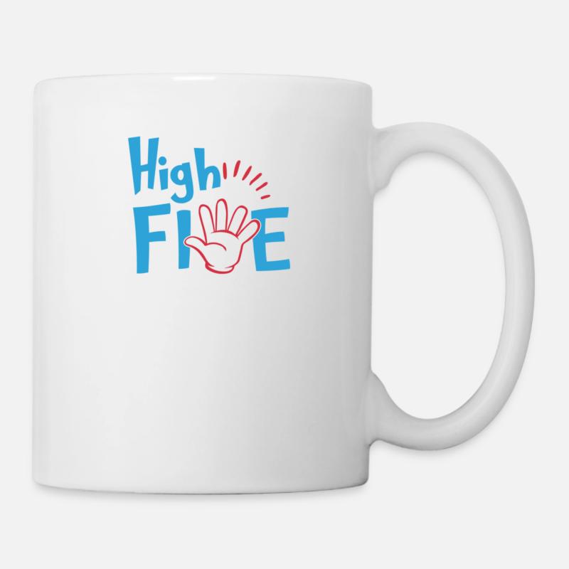 High Five High 5 - Tasse - Weiß