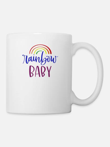 Bébé arc-en-ciel - Mug blanc - blanc