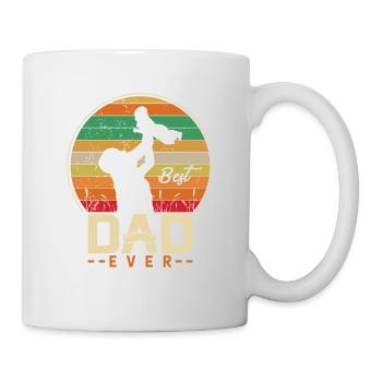 Bester Vater aller Zeiten Vatertagsgeschenke dieses Schiff - Tasse - Weiß - Rechts