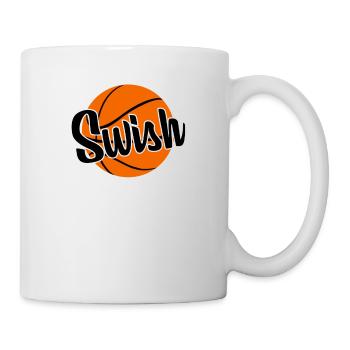 Basketball Swish - Mug blanc - blanc - Droite