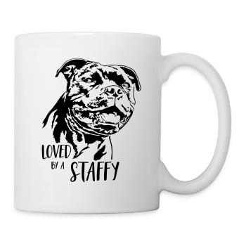 STAFFORDSHIRE BULL TERRIER Staffy Wilsigns - Mug - white - Right