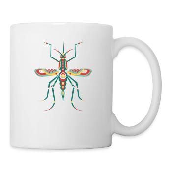 Illustration de moustiques Insectarium Insect Art - Mug blanc - blanc - Droite