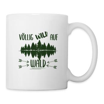 Wald Natur Waldmensch - Tasse - Weiß - Rechts